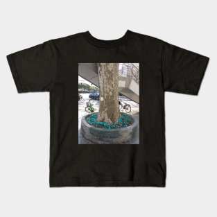 Blue City Tree Kids T-Shirt